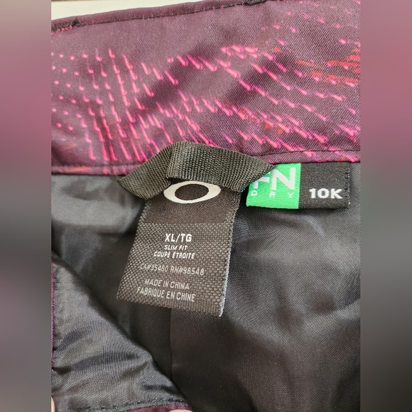 OAKLEY FN DRY 10K WOMENS SKI SNOW PANTS Slim Fit XL - Picture 3 of 9